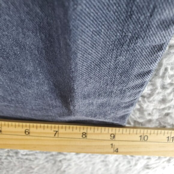 7 For All Mankind Jeans Womens 32 Black Tall Boot Distressed Denim - Picture 10 of 14